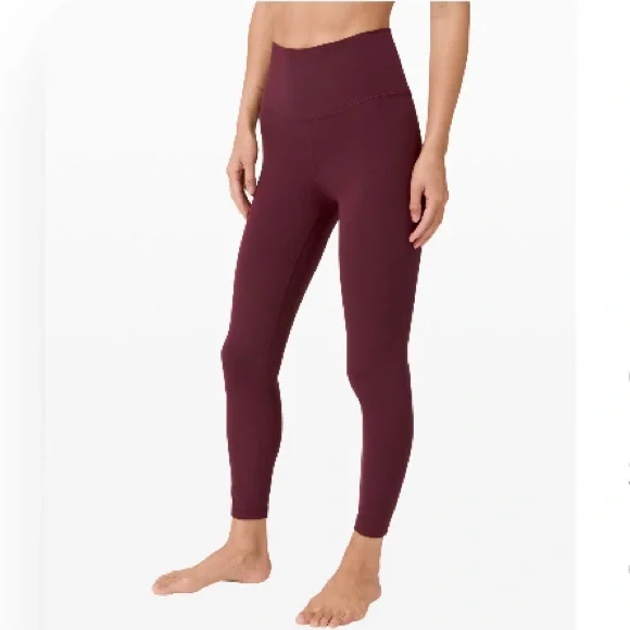 Lululemon Align High Rise Leggings 25” Sz 14 cassis - Picture 1 of 2